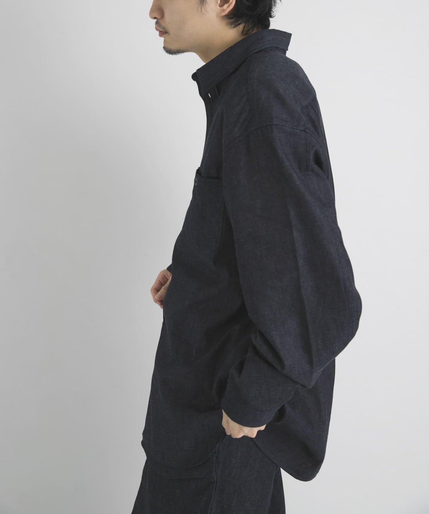 White Mountaineering×EKAL MID GUSSET SLEEVE EYELET POCKET SHIRTS 聯名襯衫