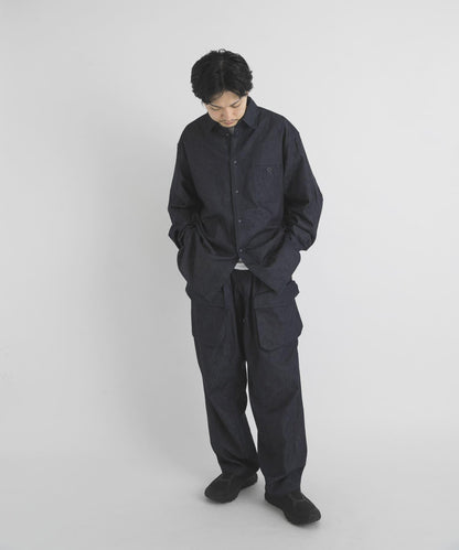 White Mountaineering×EKAL MID GUSSET SLEEVE EYELET POCKET SHIRTS 聯名襯衫