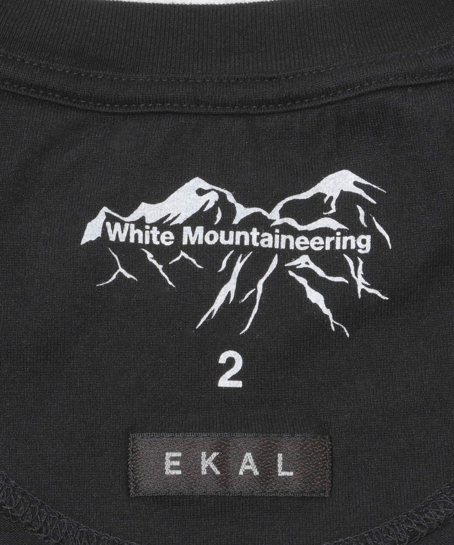 White Mountaineering×EKAL LOGO EMBROIDERY T-SHIRTS 聯名款