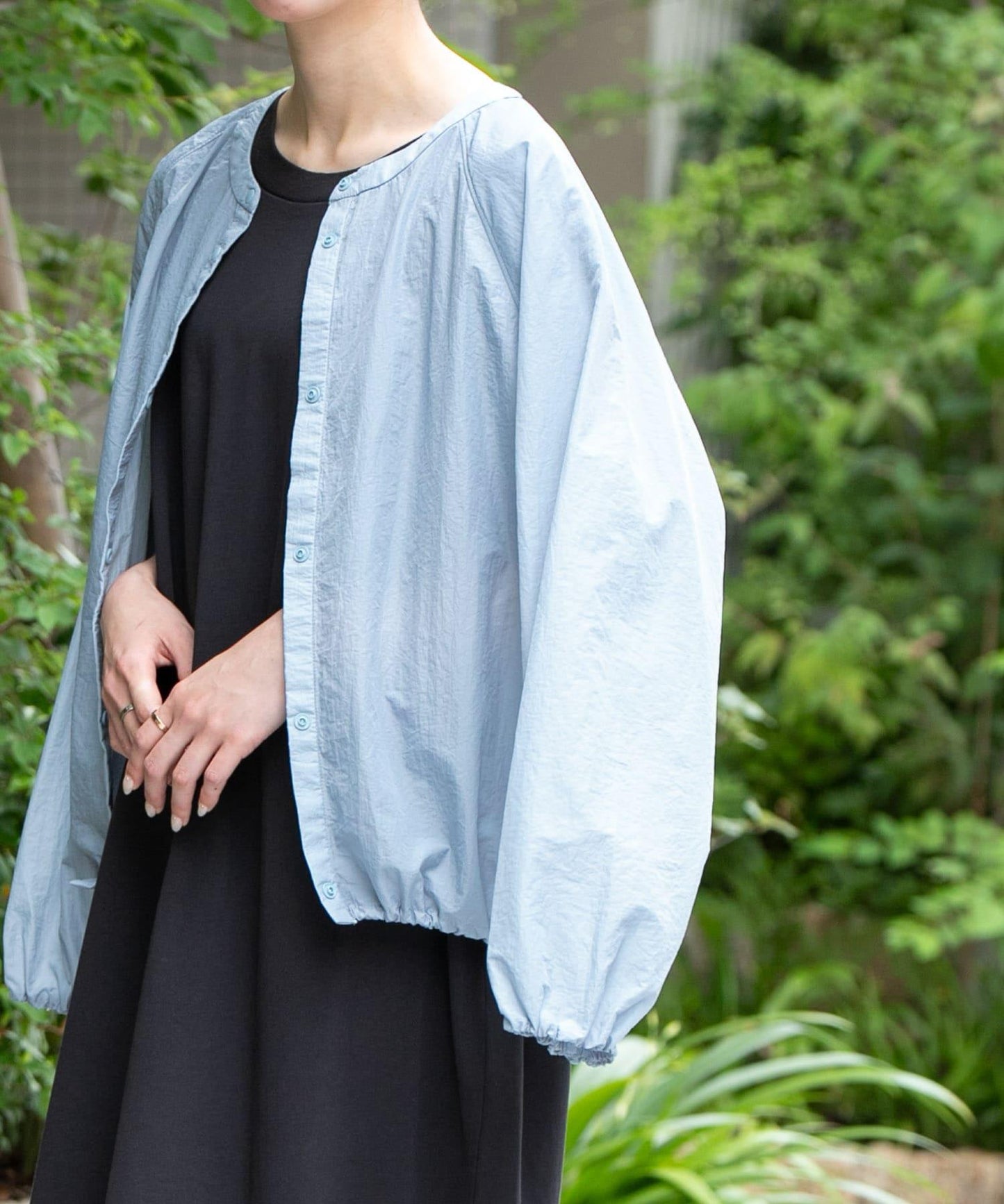 防紫外線 透視尼龍針織開衫