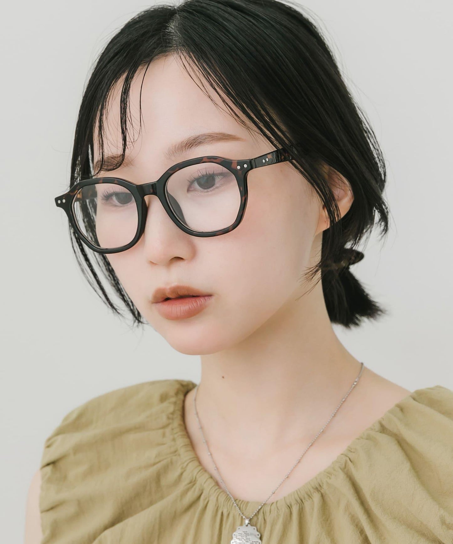 八邊形框架平光眼鏡