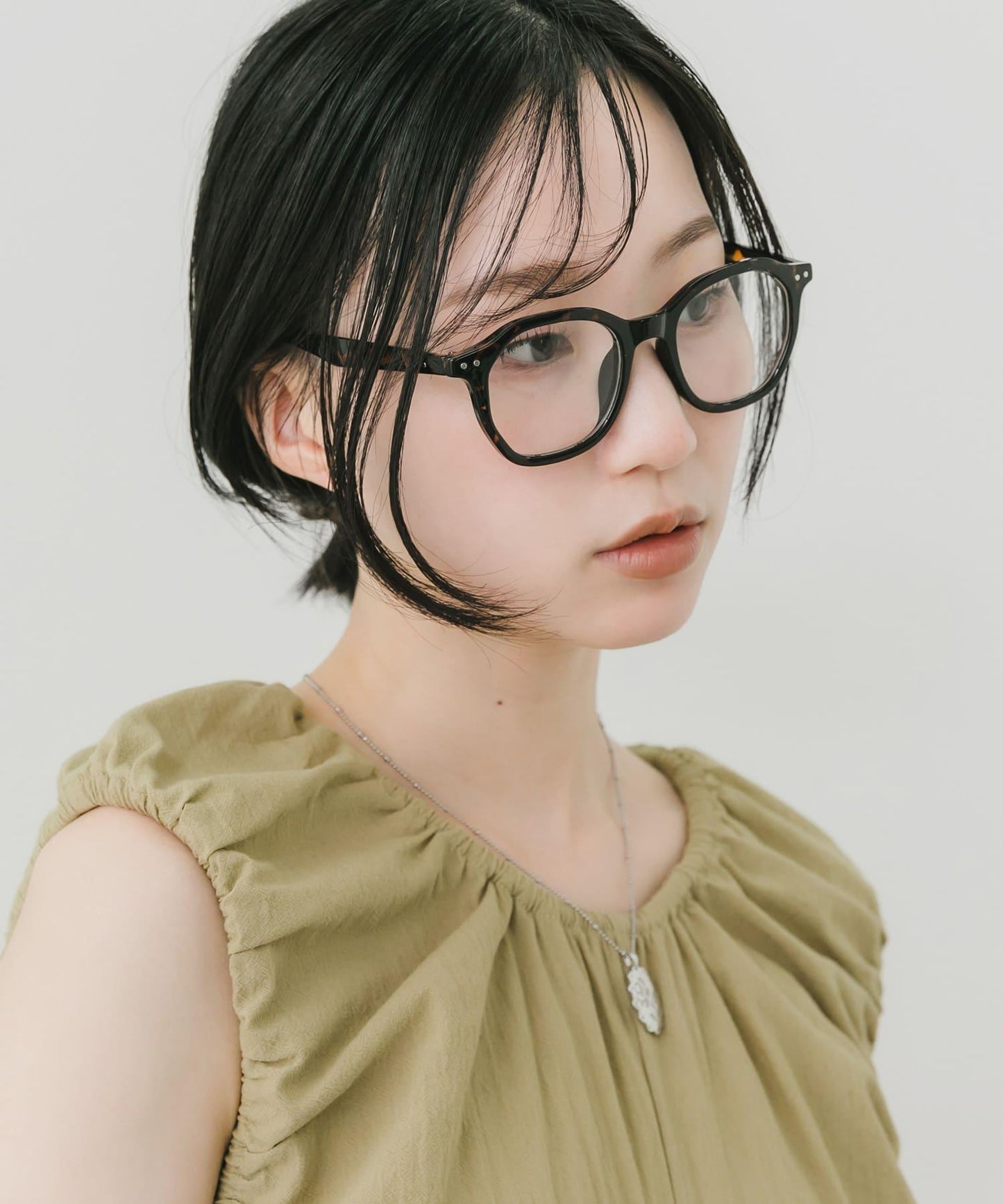 八邊形框架平光眼鏡