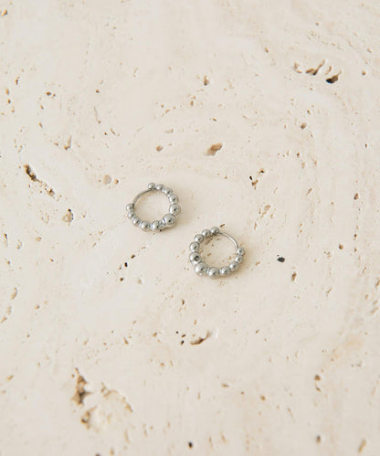不鏽鋼迷你圓環耳釘