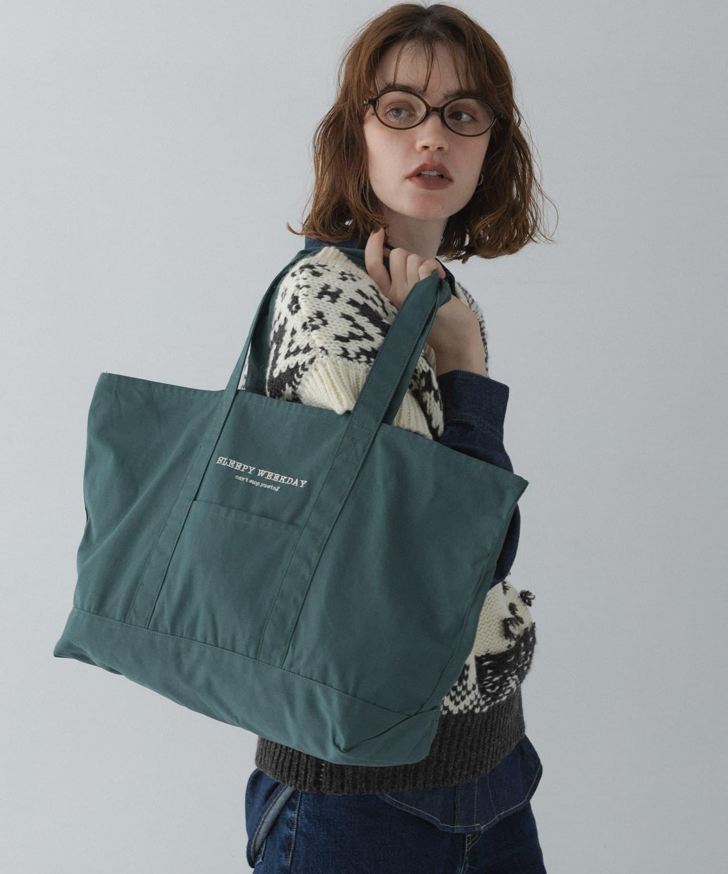 SLEEPY WEEKDAY TOTEBAG 托特包