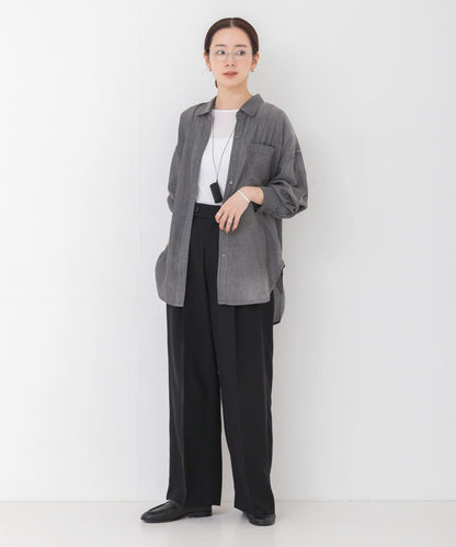透視牛仔襯衫