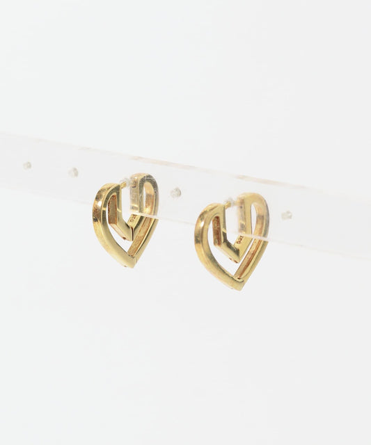 PLOW Hug Heart Hoop Pierce S