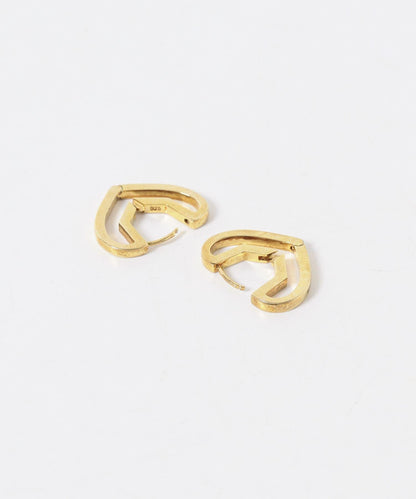 PLOW Hug Heart Hoop Pierce S