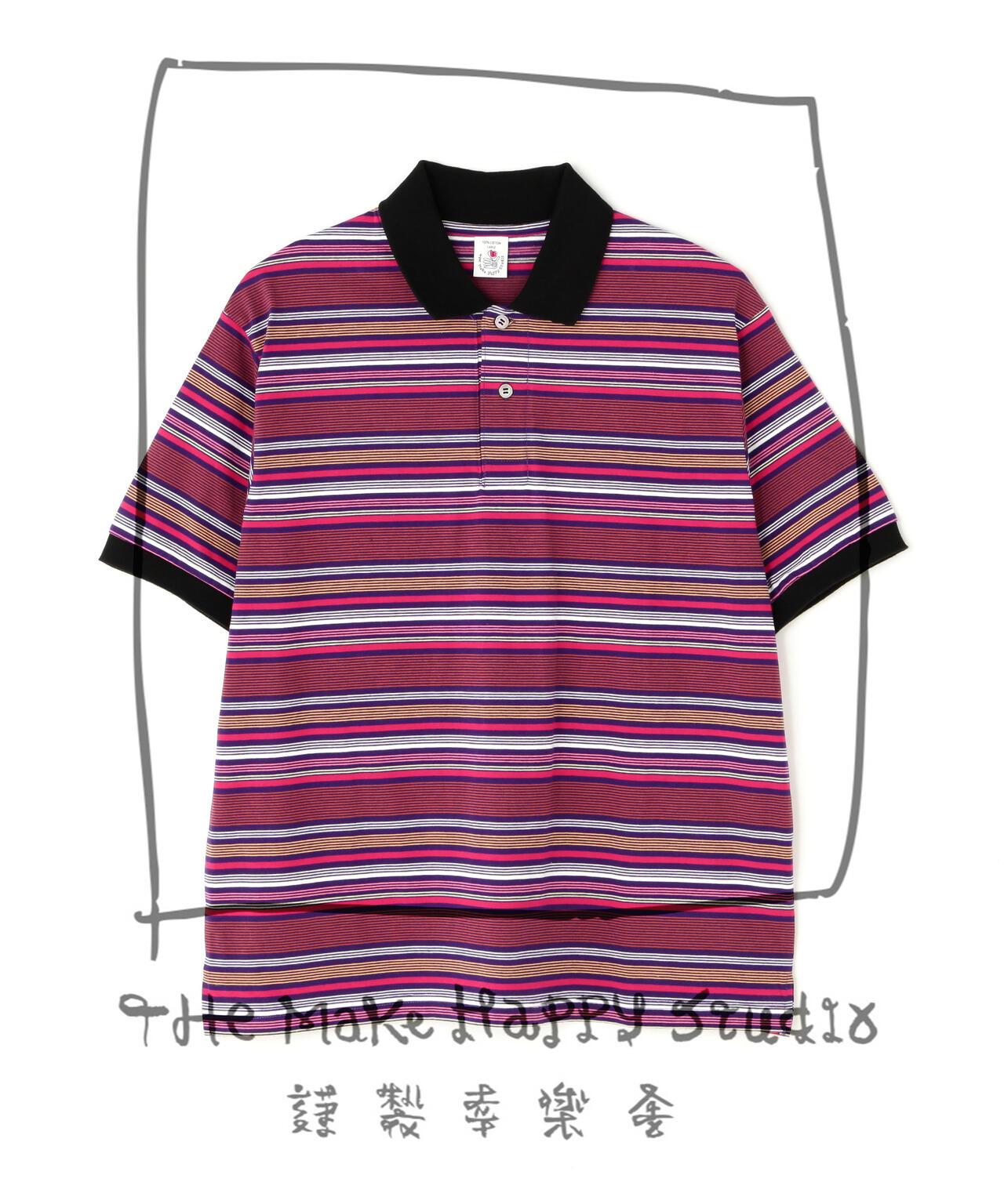The Make Happy Studio/ザメイクハッピーストゥディオ/BODER POLO SHIRTS