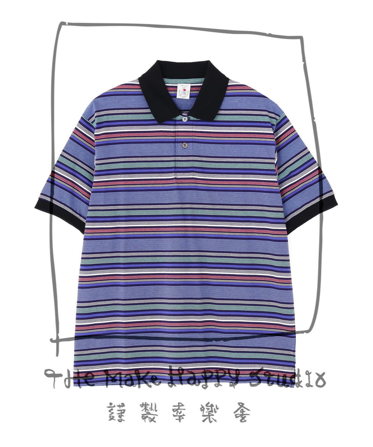 The Make Happy Studio/ザメイクハッピーストゥディオ/BODER POLO SHIRTS