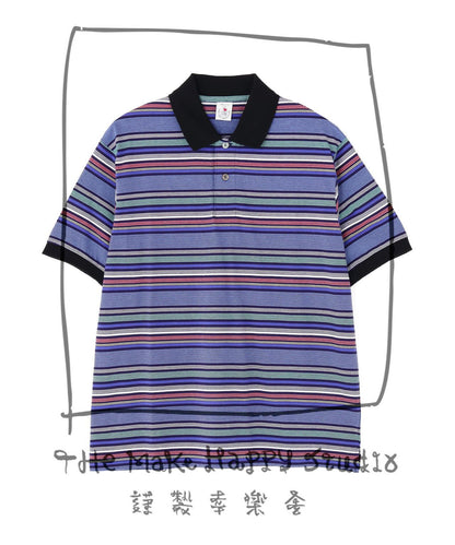 The Make Happy Studio/ザメイクハッピーストゥディオ/BODER POLO SHIRTS