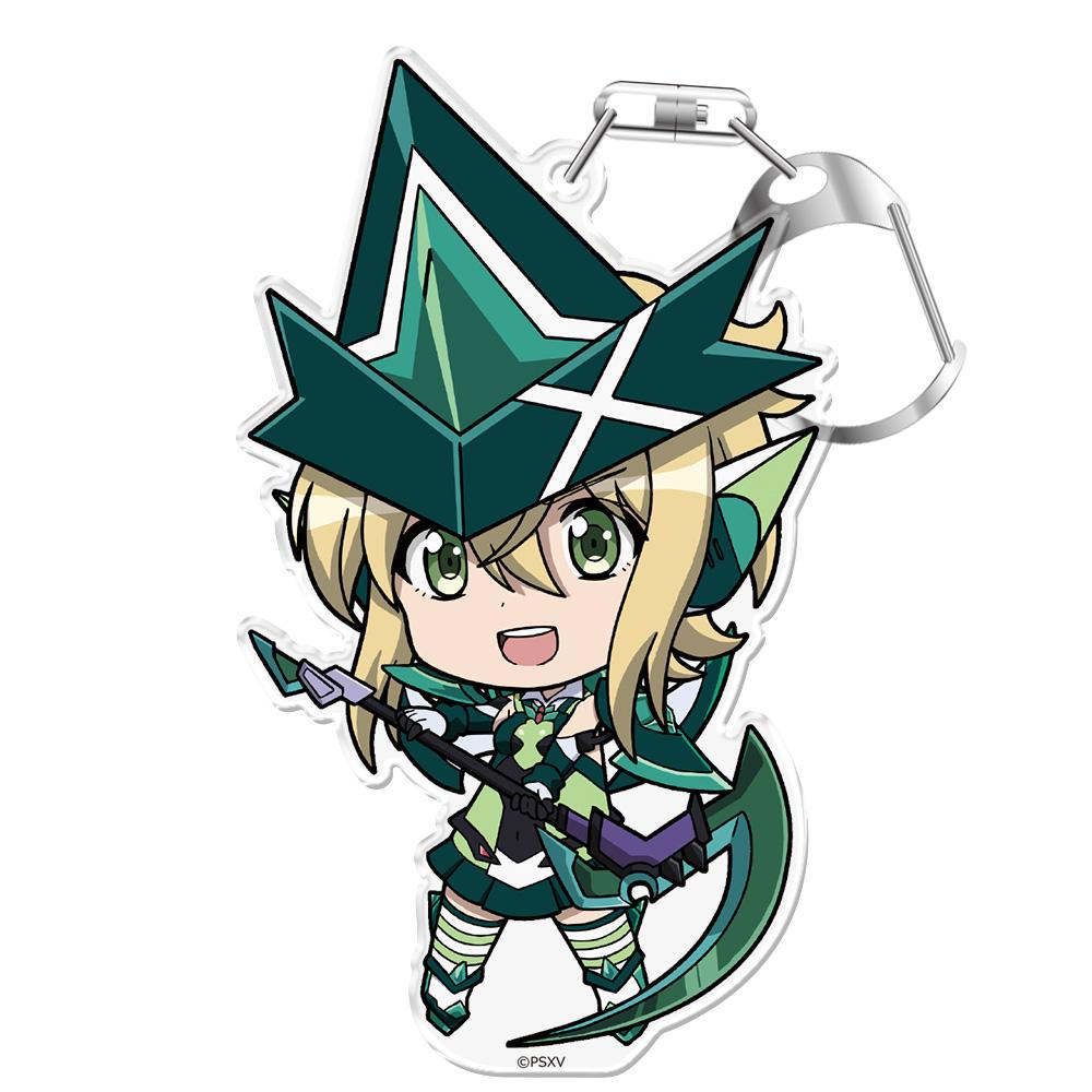 戰姬絕唱Symphogear XV ぷにこれ！キーホルダー(スタンド付) 暁 切歌 鑰匙扣