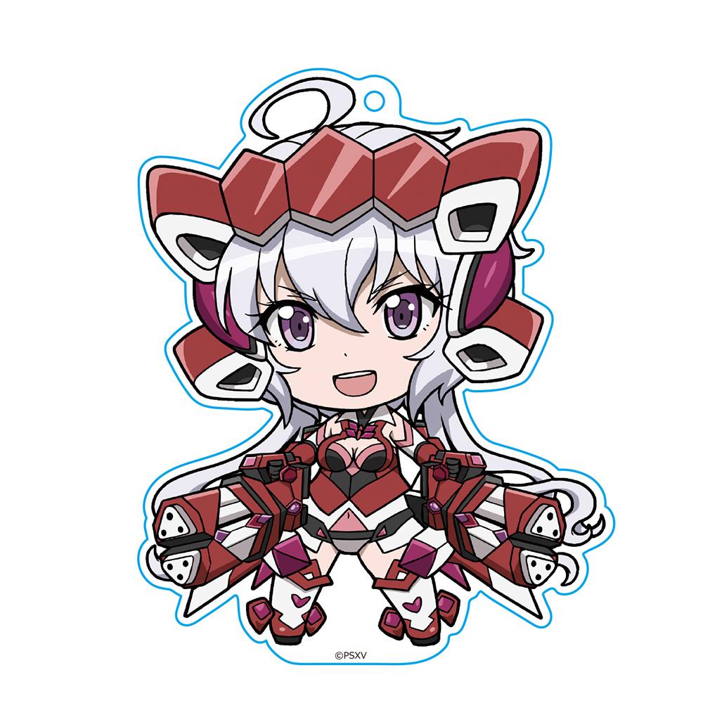 戰姬絕唱Symphogear XV ぷにこれ！キーホルダー(スタンド付) 雪音クリス
