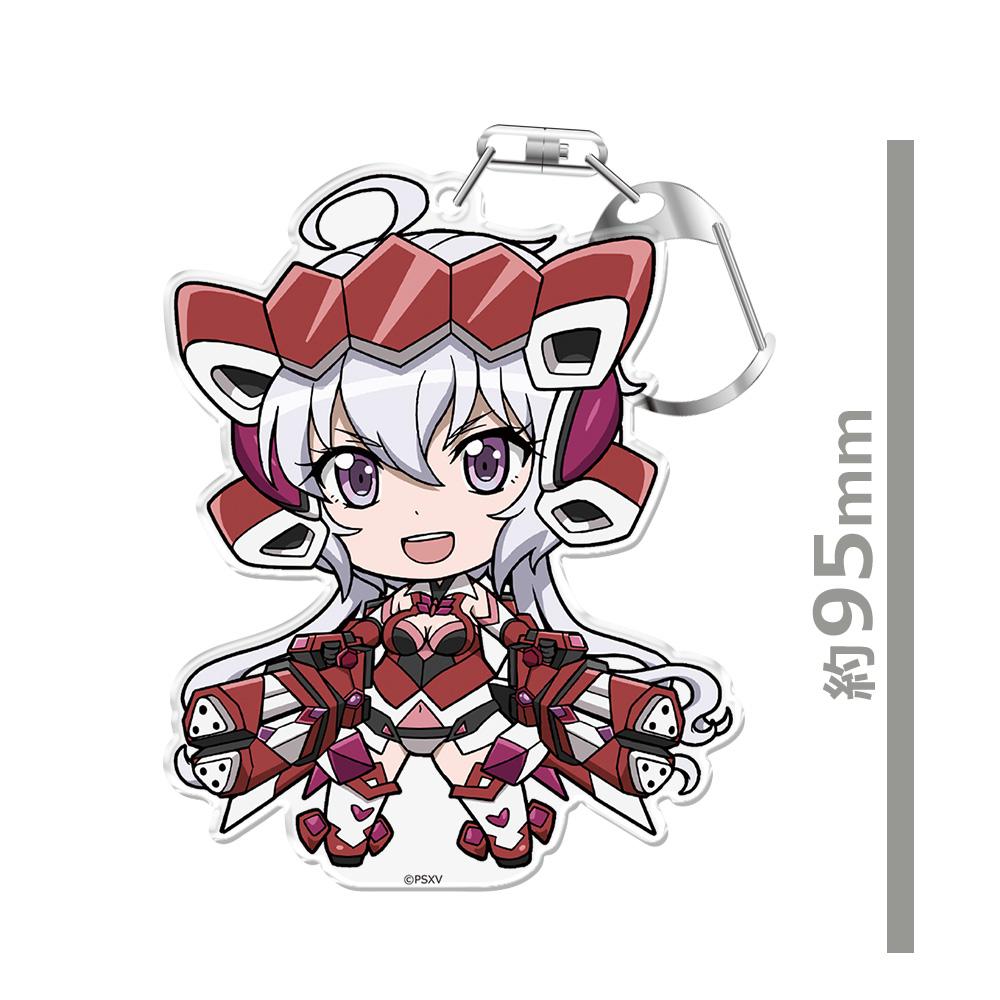戰姬絕唱Symphogear XV ぷにこれ！キーホルダー(スタンド付) 雪音クリス