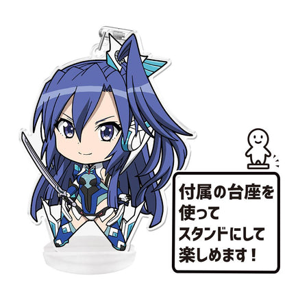 戰姬絕唱Symphogear XV ぷにこれ！キーホルダー(スタンド付) 風鳴翼 鑰匙扣