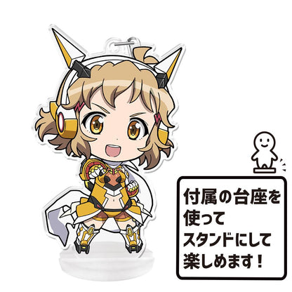 戰姬絕唱Symphogear XV ぷにこれ！キーホルダー(スタンド付) 立花 響