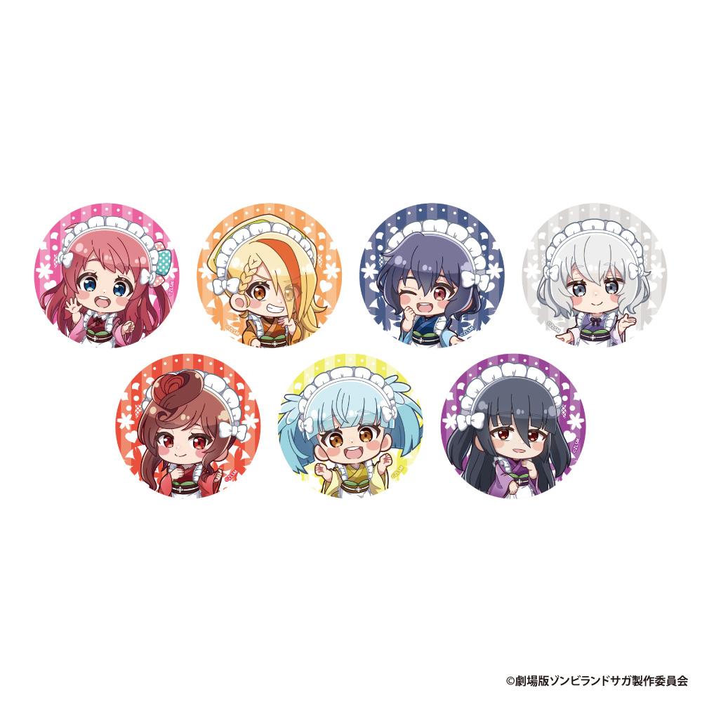 劇場版ゾンビランドサガ（殭屍樂園傳奇） 迷你異形徽章 BOX裝 7個入 完整套裝