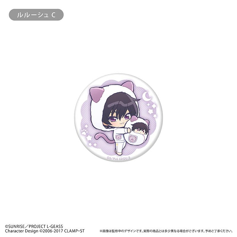 コードギアス 反逆のルルーシュ（叛逆的魯路修） 閃粉徽章 くるみパジャマ Ver. 【完整BOX／6個裝】