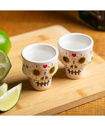 Sugar Skull Shot Glasses