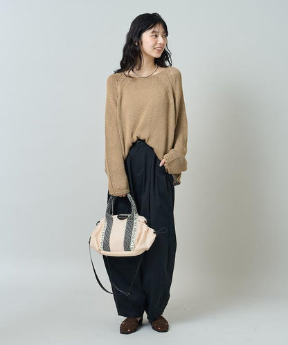 寬鬆針織套頭衫