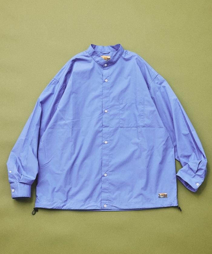 FREAK'S STORE for BEACH & FES 府綢 抽繩 立領襯衫