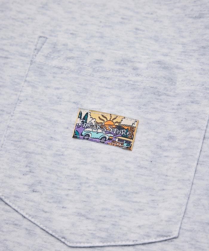 FREAK'S STORE for BEACH & FES 寬鬆版型 單點Logo 抽繩 長袖T恤
