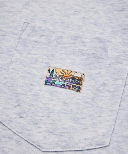 FREAK'S STORE for BEACH & FES 寬鬆版型 單點Logo 抽繩 長袖T恤