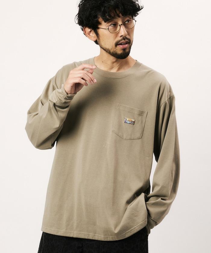 FREAK'S STORE for BEACH & FES 寬鬆版型 單點Logo 抽繩 長袖T恤