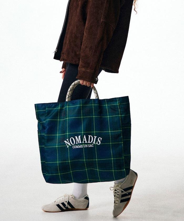 SAC2/16 NOMADIS SAC2 16mm 格紋 雙面托特包