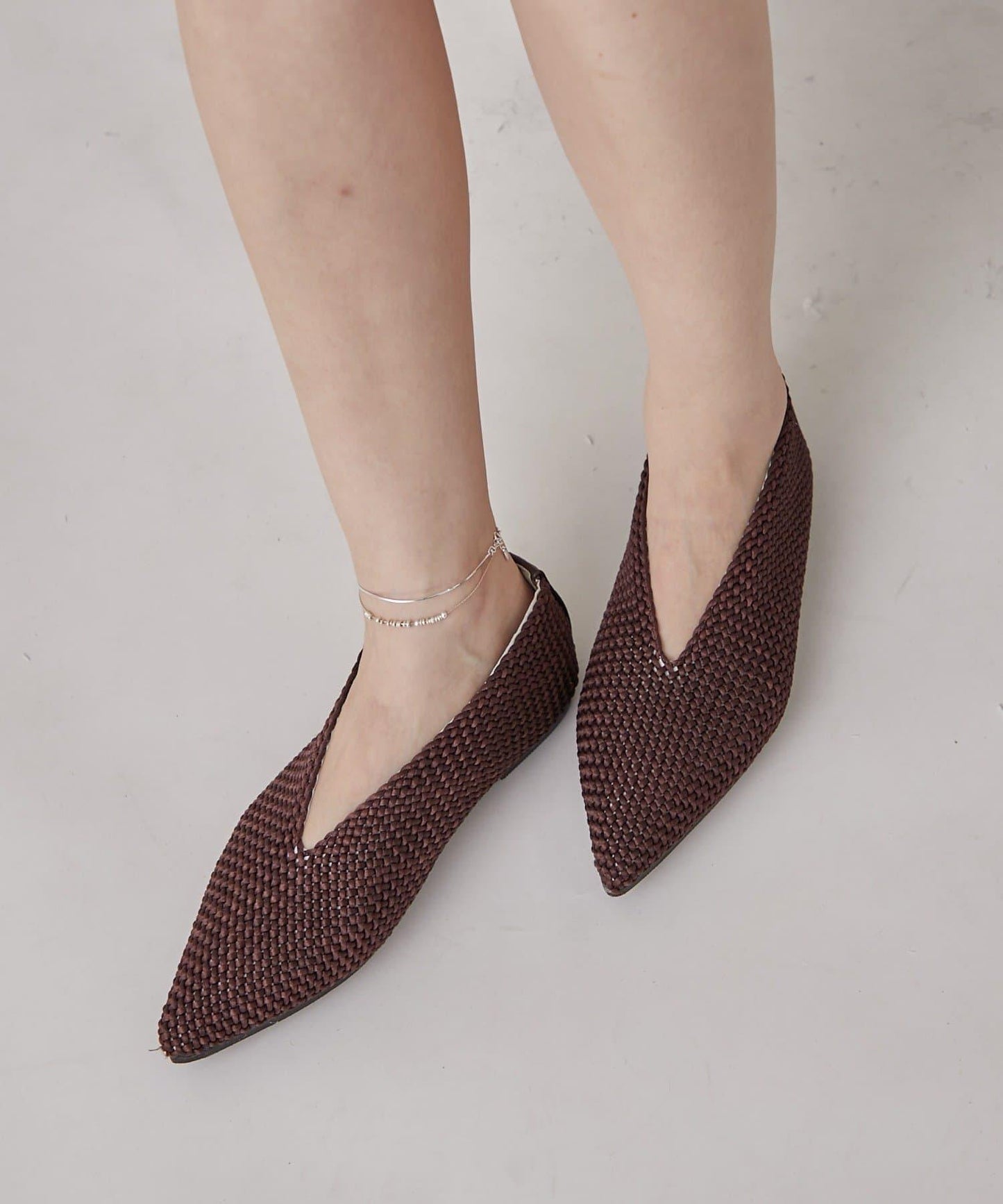 網眼一腳蹬鞋