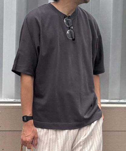 雙面針織蝙蝠袖T恤