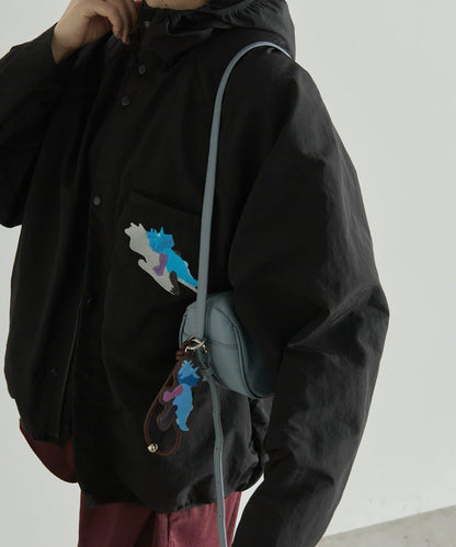 Takuro Matsui×ear 聯名款帶掛飾摺疊錢包