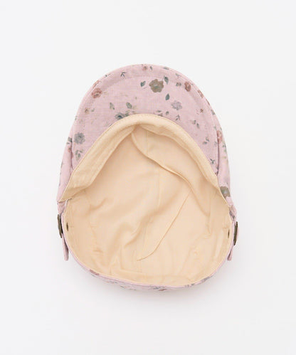 復古花卉獵人帽