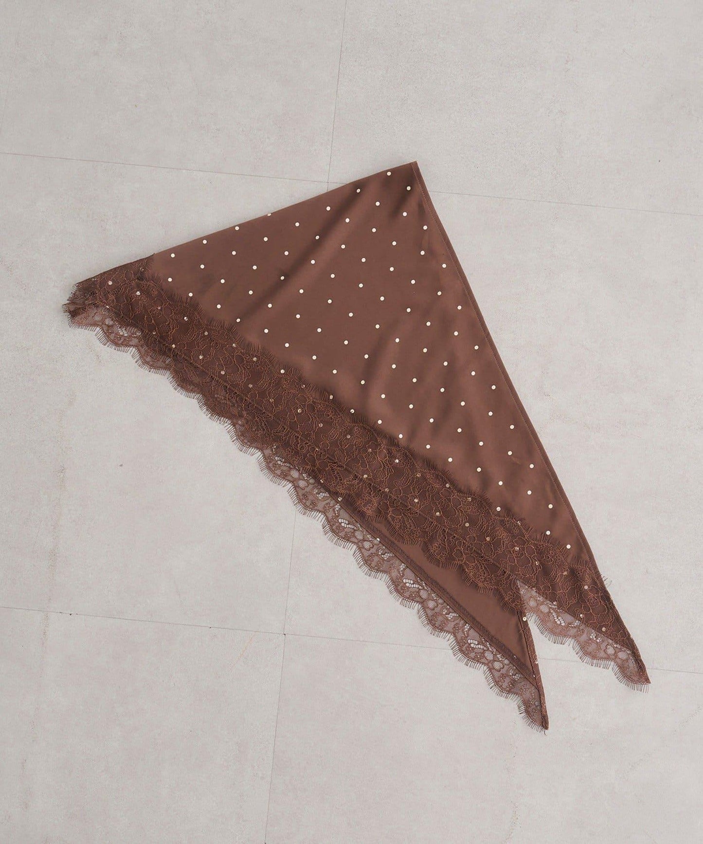 26AW 波點蕾絲多功能絲巾
