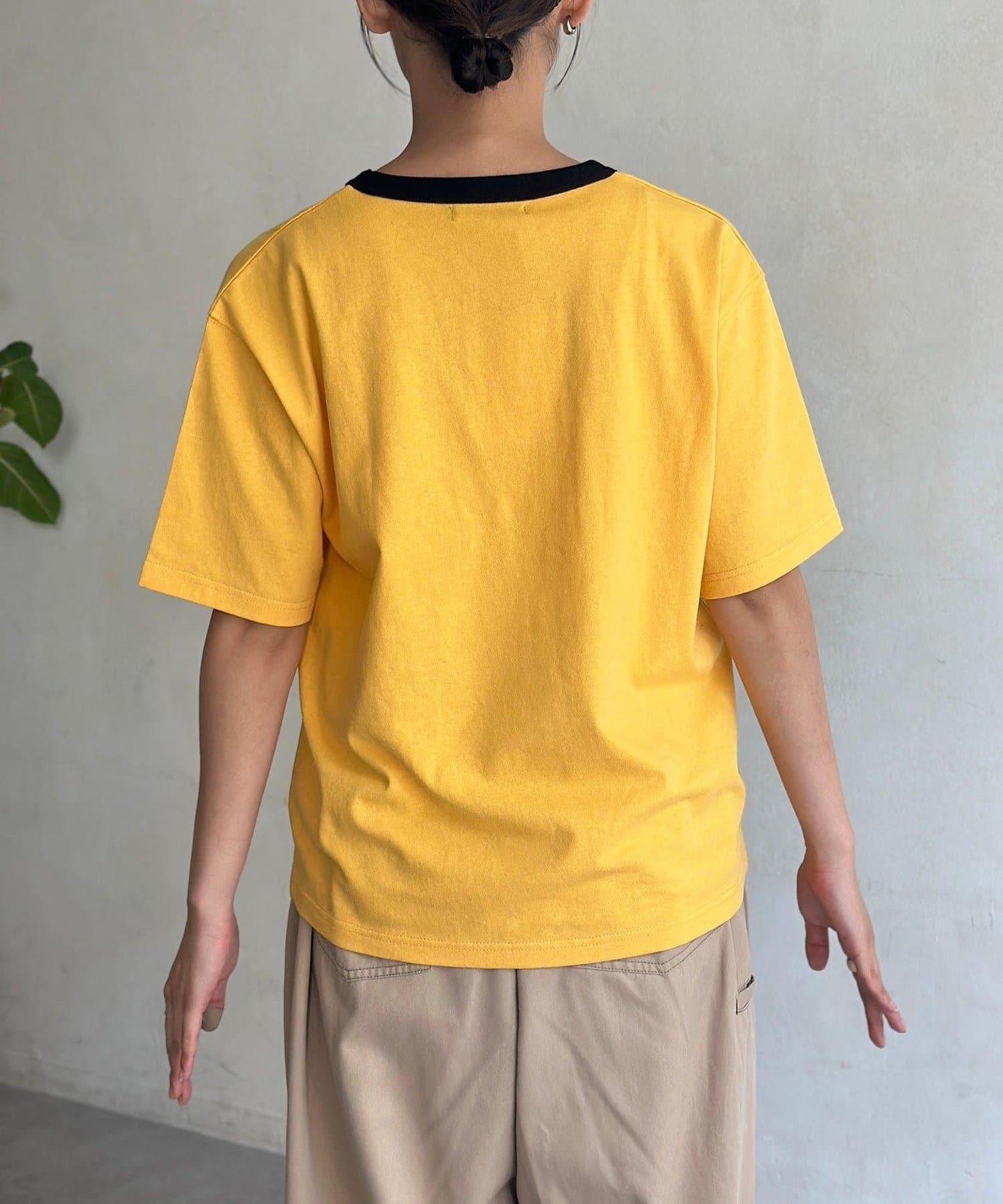 裂紋Logo撞色T恤