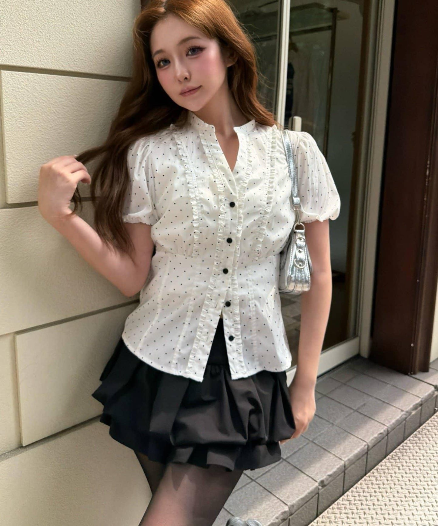 層疊氣球迷你半身裙