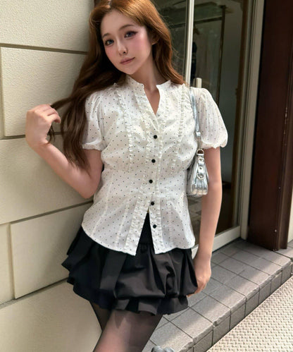 層疊氣球迷你半身裙