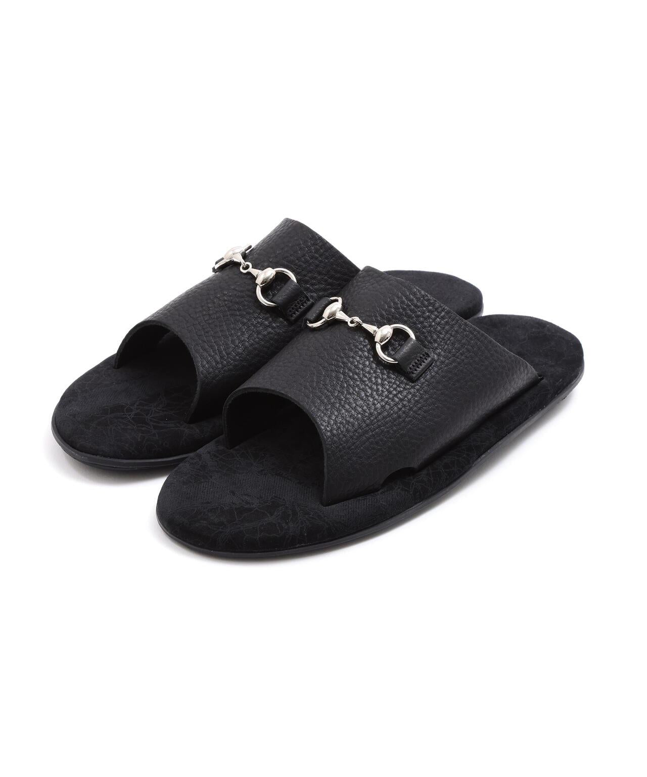 AVIREX×ISLAND SLIPPER MAP PATTERN BIT SLIDE SANDAL