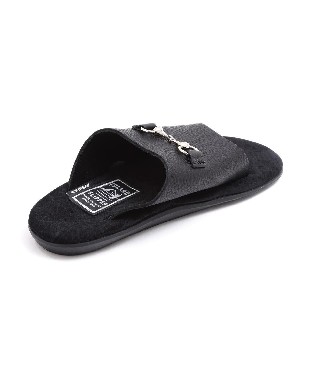 AVIREX×ISLAND SLIPPER MAP PATTERN BIT SLIDE SANDAL