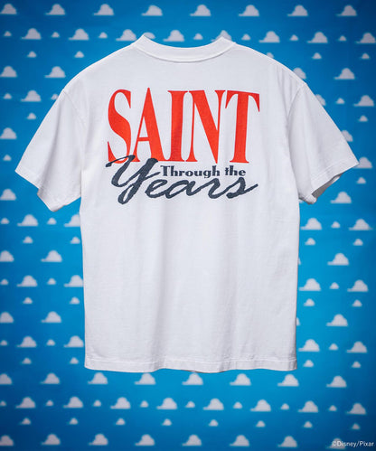 SAINT MICHAEL/セントマイケル/PIXAR_SS T-SHIRT/Woody&Buzz/WHITE