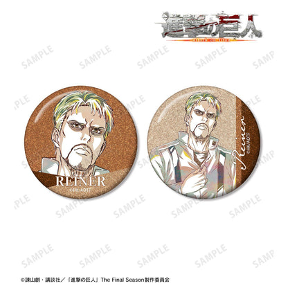 進擊的巨人 Ani-Art 第5彈 萊納 閃光徽章2件套