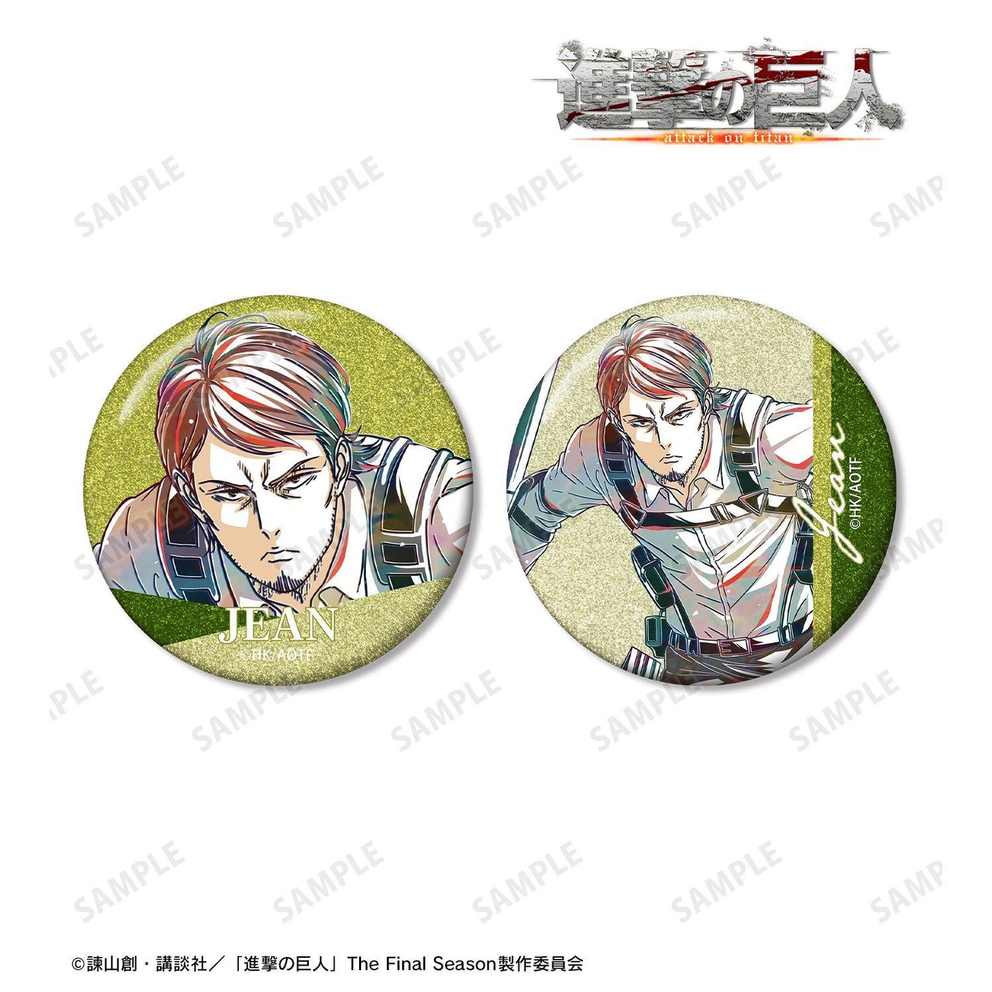 進擊的巨人 Ani-Art 第5彈 閃光徽章2件套