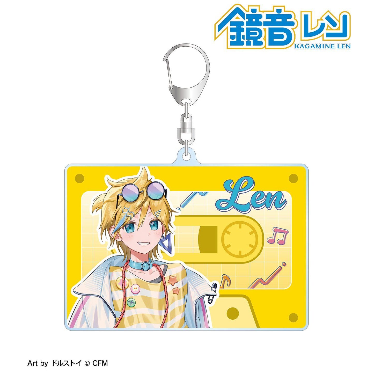 初音未來 鏡音レン シティポップver. Art by ドルストイ BIG亞克力鑰匙扣