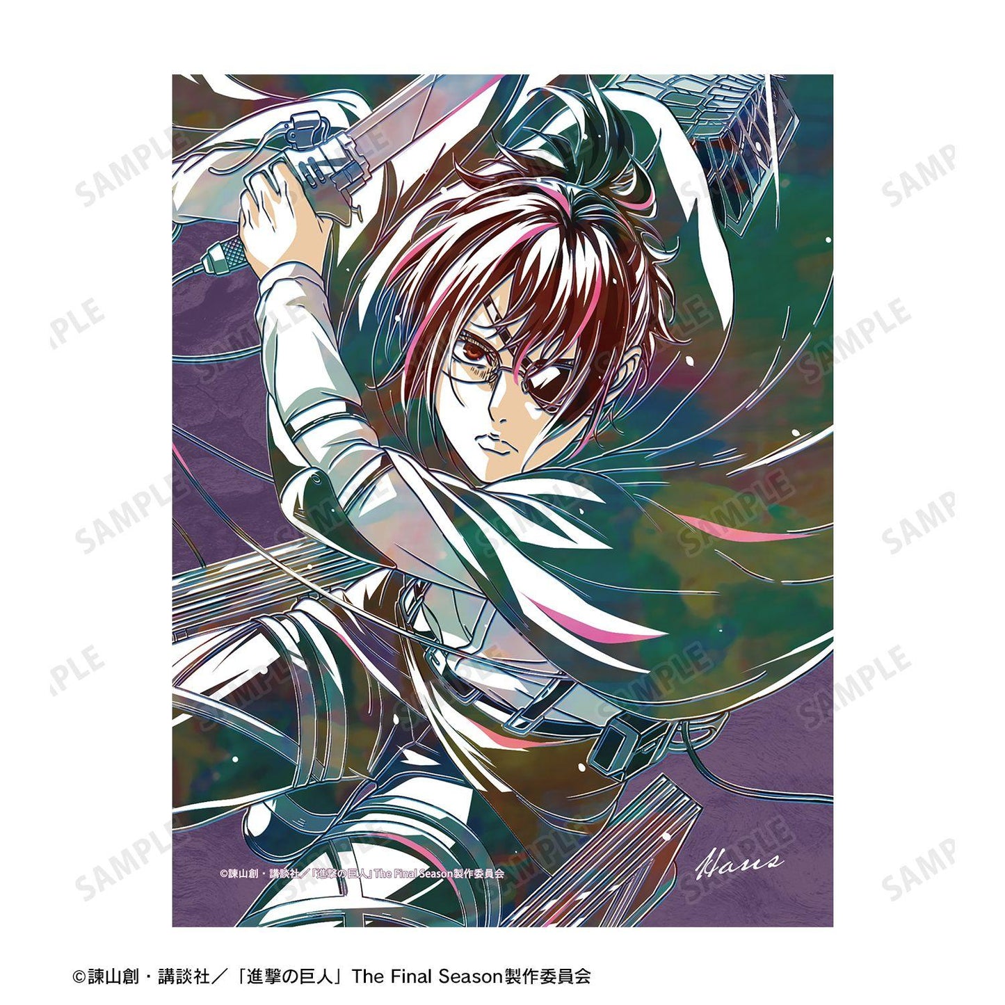進擊的巨人（進擊的巨人） Ani-Art 第5彈 漢吉 F0號畫布板