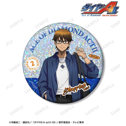鑽石王牌 actⅡ（鑽石王牌 actⅡ） Second Season 描き下ろし 御幸一也 私服・ショッピングver. 75mmホログラム徽章