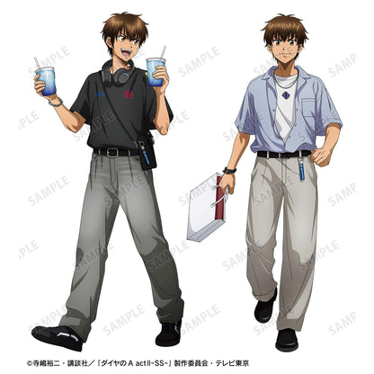 鑽石王牌 actⅡ（鑽石王牌 actⅡ） -Second Season- 澤村榮純 私服ver. 鑰匙扣款 合成皮鑰匙扣
