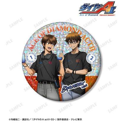 鑽石王牌 actⅡ（鑽石王牌 actⅡ） -Second Season- 澤村榮純&御幸一也 私服・棒球觀戰ver. 75mm鐳射徽章