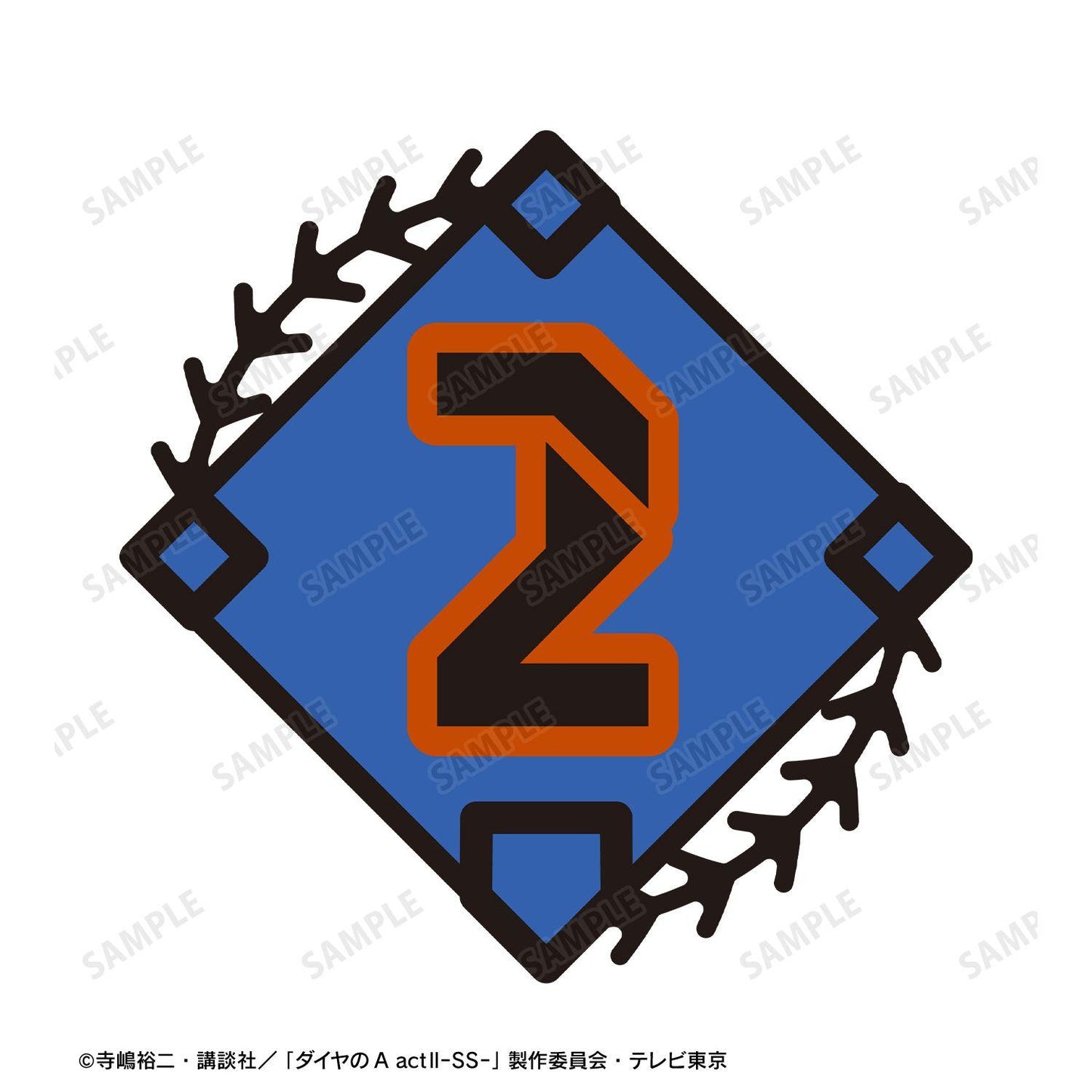 鑽石王牌 actⅡ（鑽石王牌 actⅡ） -Second Season- 御幸一也 私服・購物ver. 刺繡BIG廓形T恤 S碼