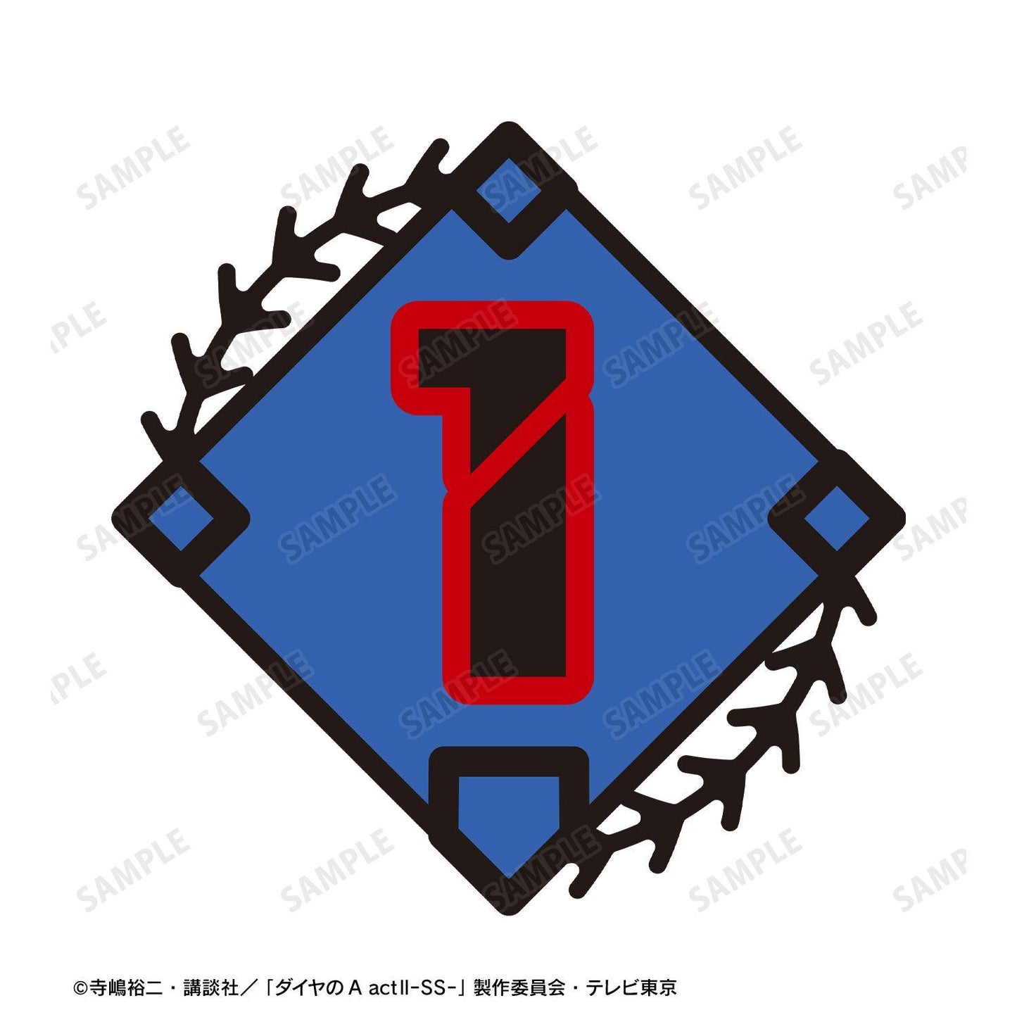 鑽石王牌 actⅡ（鑽石王牌 actⅡ） -Second Season- 澤村榮純 私服購物ver. 刺繡BIG廓形T恤 S碼
