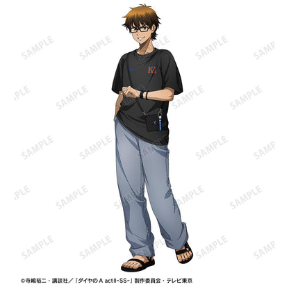 鑽石王牌 actⅡ（鑽石王牌 actⅡ） -Second Season- 御幸一也 私服・野球観戦ver. 著用BIG廓形T恤 M碼