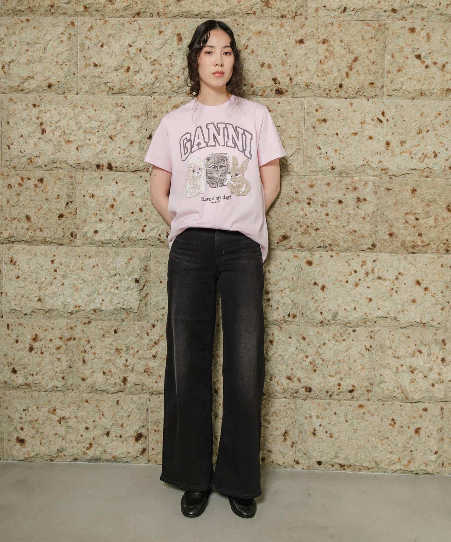 GANNI EXCLUSIVE RELAXED T-SHIRTS